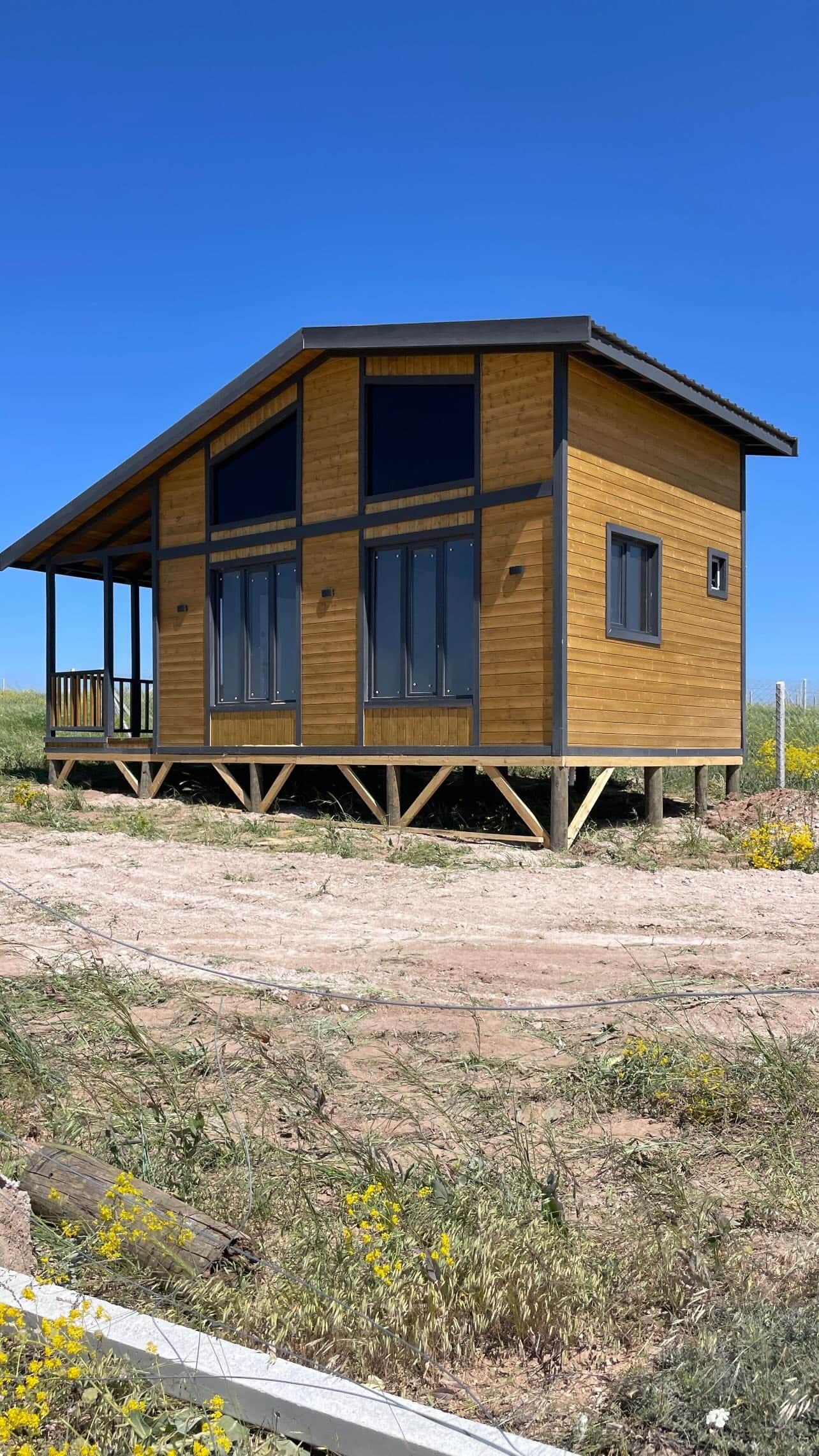 Ahşap villa dış cephe – Sivas doğasında lüks ve yalıtımlı ev