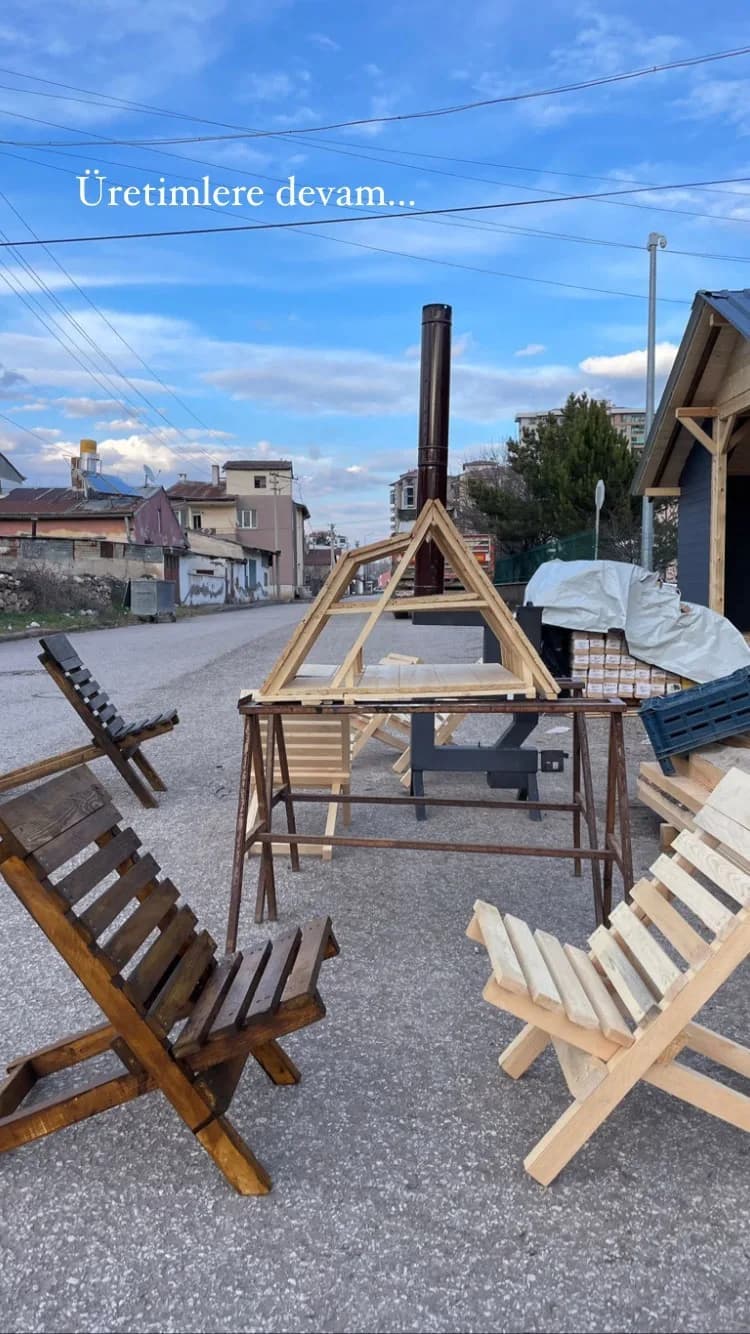 Bahçe mobilyası proje videosu